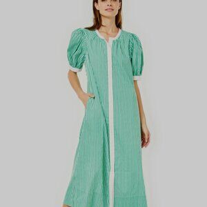 Cotton poplin cabana dress: ADDISON BAY